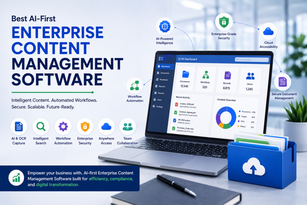 Best AI-First Enterprise Content Management Software (2026 Guide) 6 Best AI-first Enterprise Content Management Software