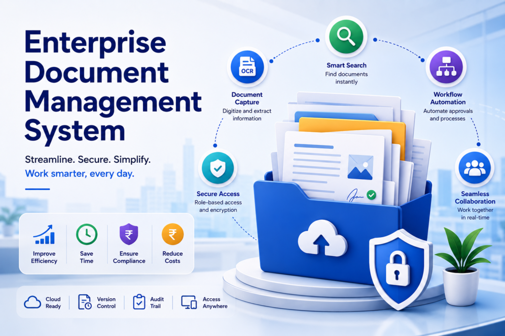 How an Enterprise Document Management System Improves Business Efficiency